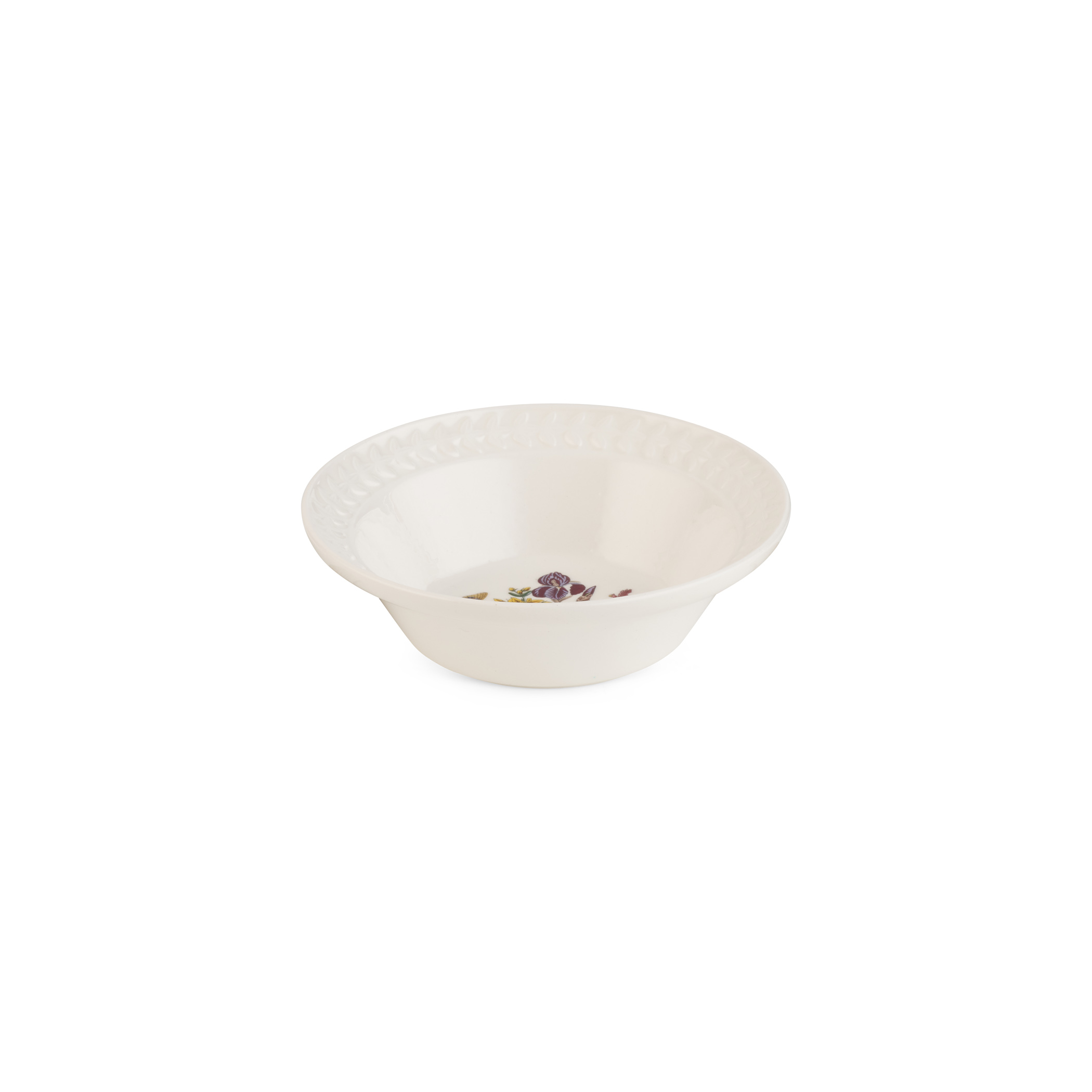 Botanic Garden Harmony Papilio Amethyst 6 Inch Cereal Bowl (Purple Iris) image number null